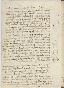 Birds Flight Code, Sheet 14 Verso by Leonardo da Vinci